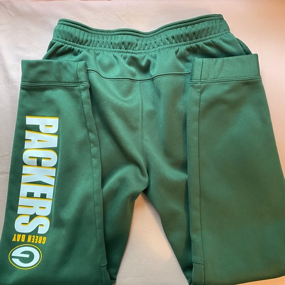 NFL ON-Field Apparel GREEN BAY PACKERS Dri-Fit Sweatpants Pants, Kids XL - Picture 3 of 8